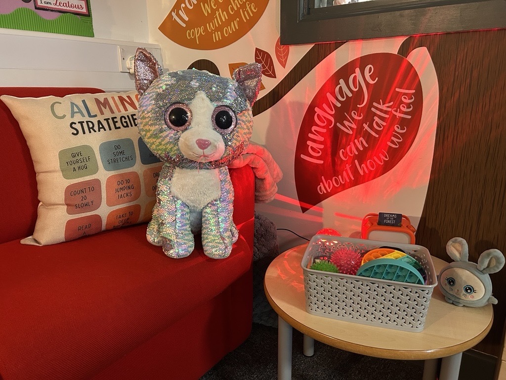 The classroom offer a safe base